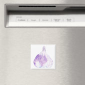 Paarse knoflookmagneet magneet (Insitu (Vaatwasser))