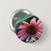 Paarse Knoop Coneflower Ronde Button 5,7 Cm (Voorkant /achterkant)