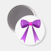 paarse knoop magneet (Voorkant / Achterkant)