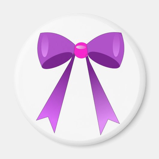 paarse knoop magneet (Voorkant)