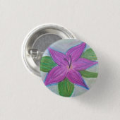 paarse knop ronde button 3,2 cm (Voorkant /achterkant)