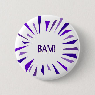 Paarse knop voor vuurwerk ronde button 5,7 cm