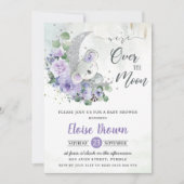 Paarse Koala We zijn over het Baby shower van het  Kaart (Voorkant)