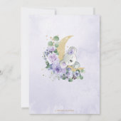 Paarse Koala We zijn over het Baby shower van het  Kaart (Achterkant)