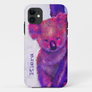 paarse koala-zaak iPhone 11 hoesje