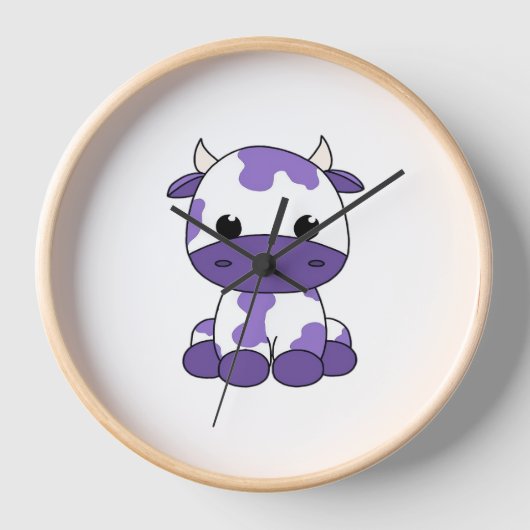 Paarse koe Oversized T-shirt_1 (Voorkant)