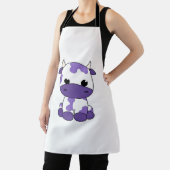 Paarse koe Oversized T-shirt_1 Schort (Insitu)