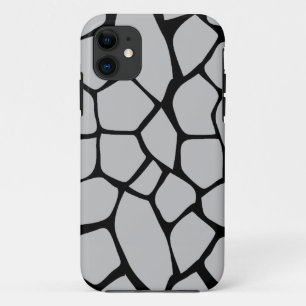 paarse koe print abstract Case-Mate iPhone case