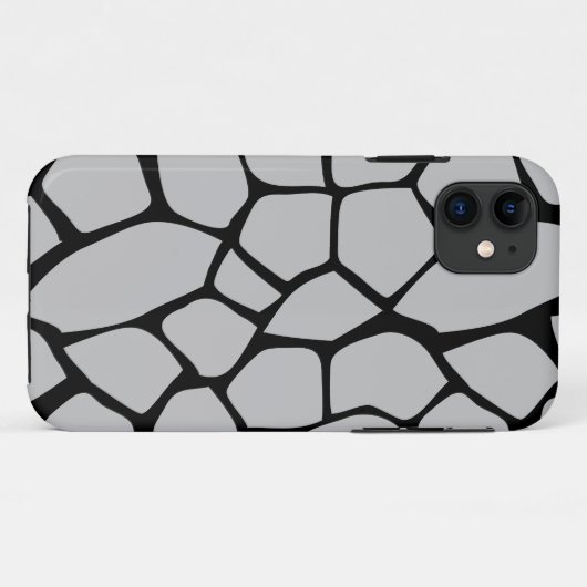 paarse koe print abstract Case-Mate iPhone case (Achterkant (horizontaal))