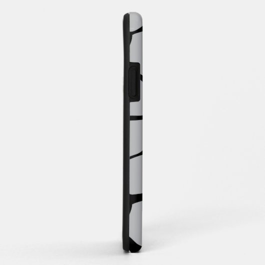 paarse koe print abstract Case-Mate iPhone case (Achterkant/rechts)