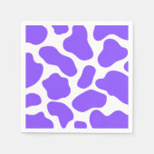 Paarse Koe print servetten (Voorkant)