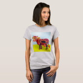 Paarse Koe Shirt (Voorkant volledig)