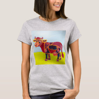 Paarse Koe Shirt