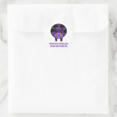 Paarse Koe Sticker (Tas)