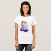 Paarse koe t-shirt (Voorkant volledig)