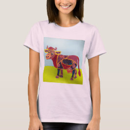 Paarse Koe T-Shirt