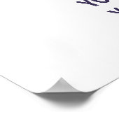 Paarse koekjesthema poster (Hoek)