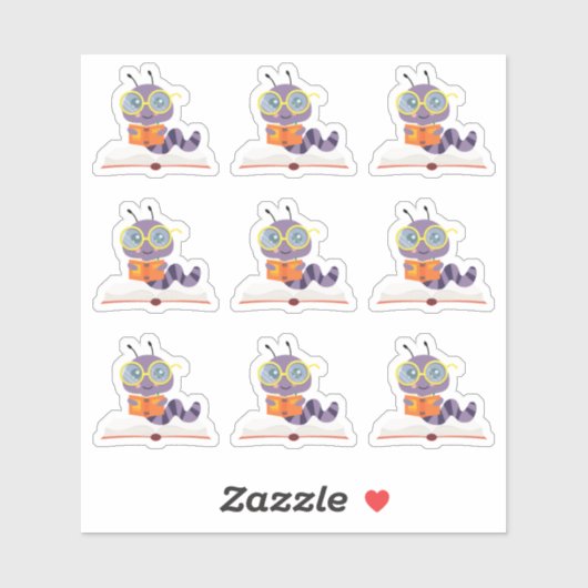 Paarse koekjesthema sticker (Vel)