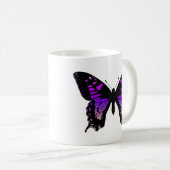 Paarse koffiebeker koffiemok (Voorkant rechts)