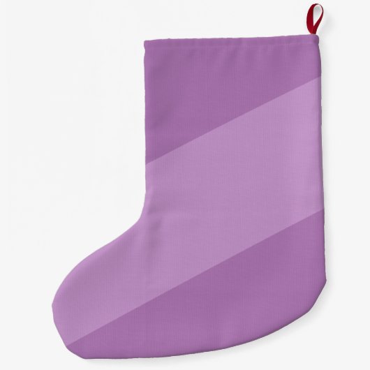 Paarse kolibrie Clematis Flower  vakantie Grote Kerstsok (Achterkant)