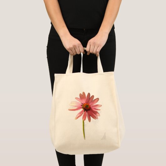 Paarse kone ventilator Echinacea purpureum Tote Bag (Voorkant (product))