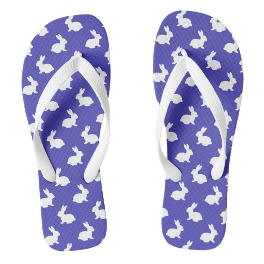 Paarse Konijn Slippers Teenslippers (Voetbed)