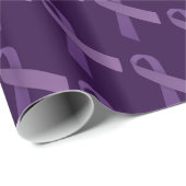 Paarse konijnen sensibilisering tegen testikelkank cadeaupapier (Rol Hoek)