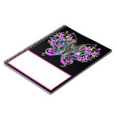 paarse konijnenvlinder notitieboek (Linkerzijde)