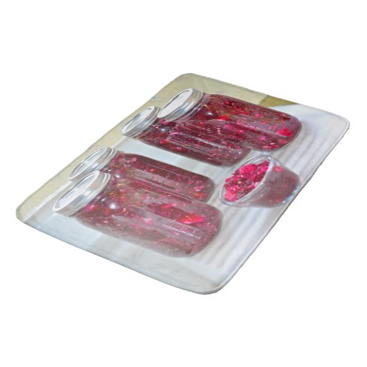 Paarse kool badmat (Gekanteld)