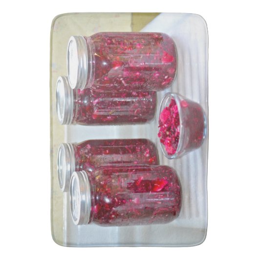 Paarse kool badmat (Voorkant Verticaal)