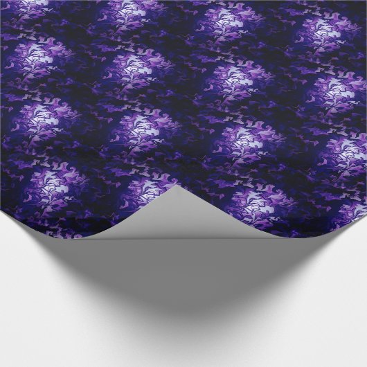 Paarse kool... cadeaupapier (Hoek)