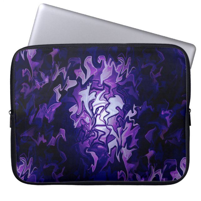 Paarse kool... laptop sleeve (Voorkant)
