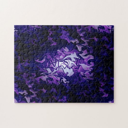 Paarse kool... legpuzzel (Horizontaal)