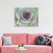 Paarse kool verpakt canvas afdruk (Insitu (Woonkamer))