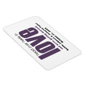 Paarse kop over kop opslaan Magnet Magneet (Rechterzijde)