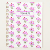 Paarse korenbloemen planner (Voorkant)