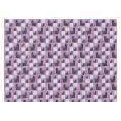 Paarse kosmische katten tafelkleed (Voorkant (Horizontaal))