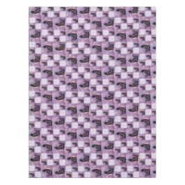 Paarse kosmische katten tafelkleed