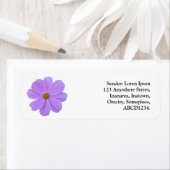 Paarse kosmos etiket (Insitu)