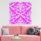 Paarse koude damp bij Emporiomoffa Canvas Afdruk (Insitu (Woonkamer))