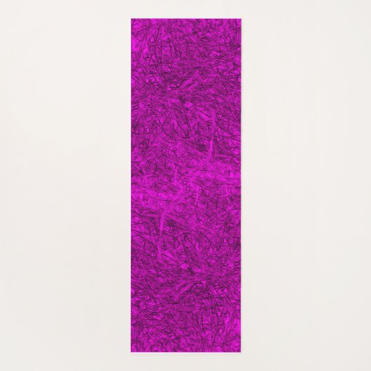 Paarse krabbeltjes yogamat (Achterkant)