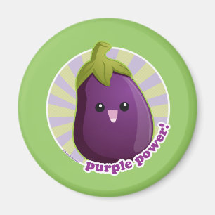 Paarse kracht! magneet