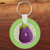 Paarse kracht! sleutelhanger (Voorkant)
