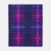 Paarse krachtpatser fleece deken (Voorkant)
