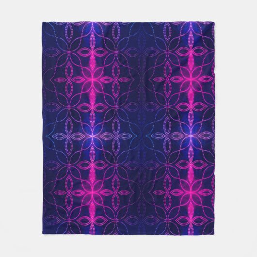 Paarse krachtpatser fleece deken (Voorkant)