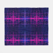 Paarse krachtpatser fleece deken (Voorkant (Horizontaal))