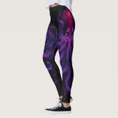 Paarse Kraken Tentakels Oceaan Zee Monster Octopus Leggings (Links)