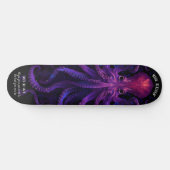 Paarse Kraken Tentakels Oceaan Zee Monster Octopus Persoonlijk Skateboard (Horizontaal)