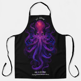 Paarse Kraken Tentakels Squid Monster Octopus Schort