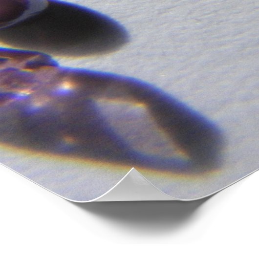 Paarse kralen 1 poster (Hoek)